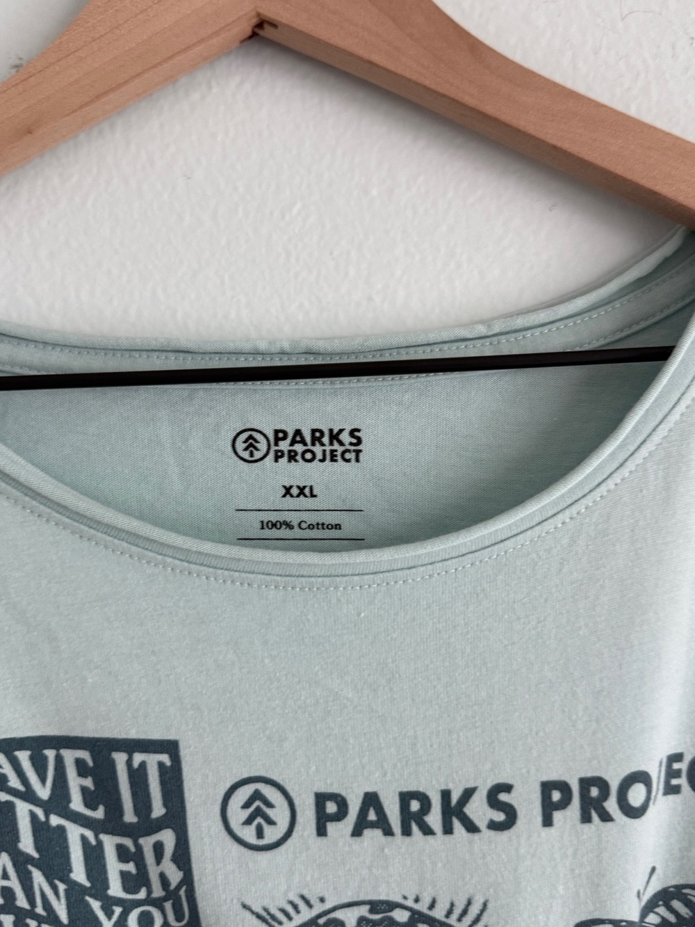 Parks Project Light Sage Green Graphic Women’s Tank - Picture 2 of 3